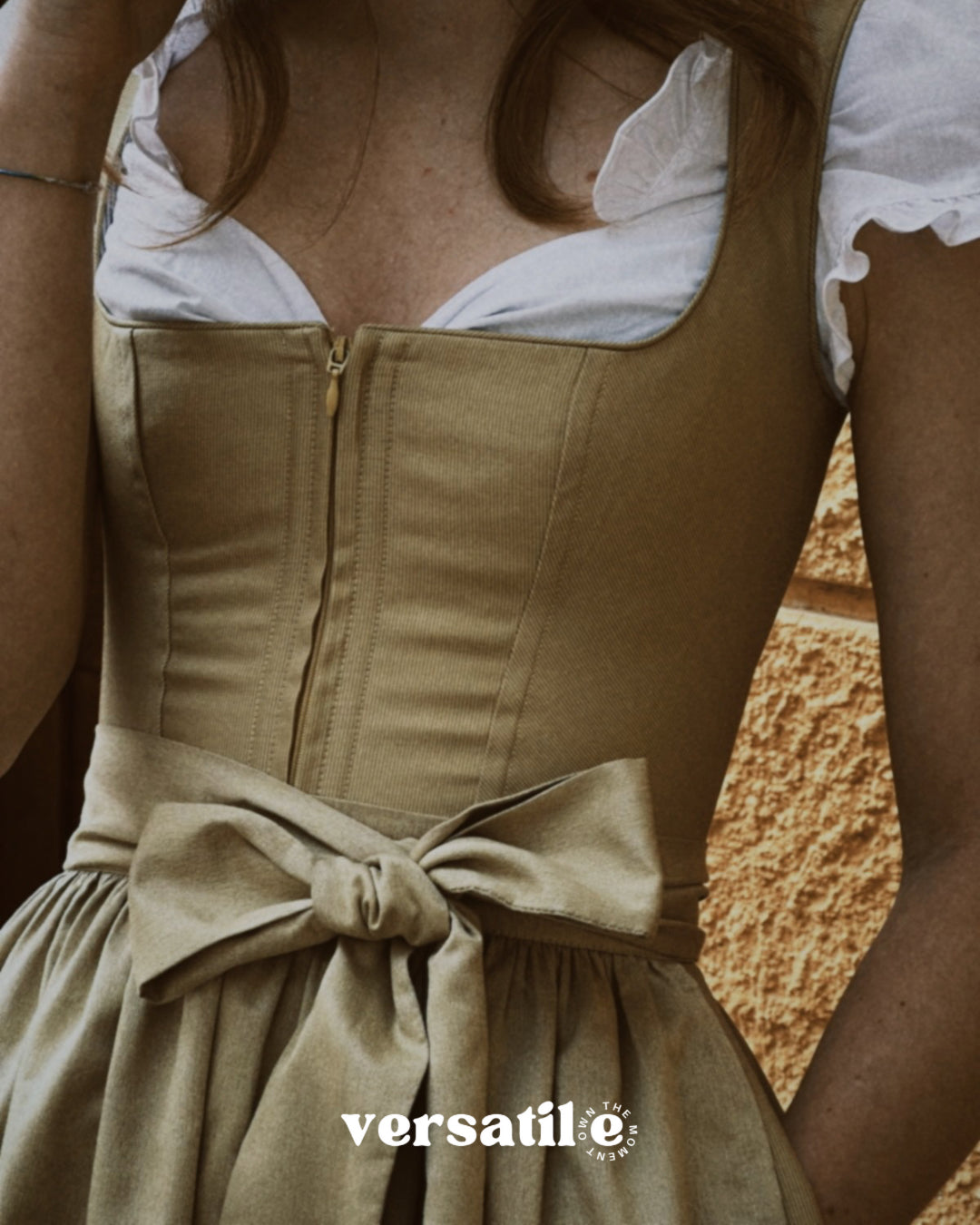 Butteryellow Dirndl Dress by Limberry for rent at Versatile