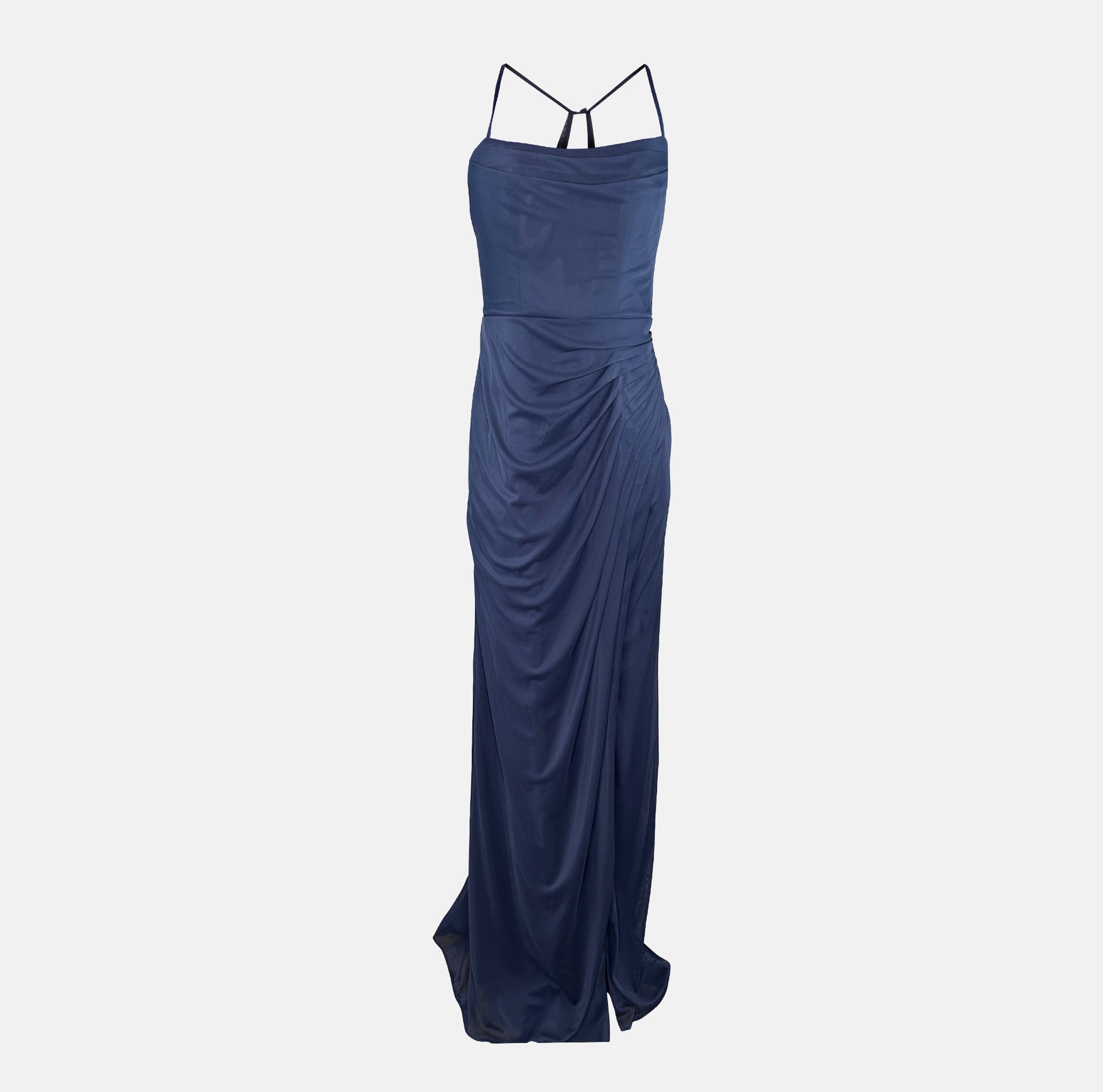 Dorita chic keyhole back figure-flattering mermaid silhouette Wedding Bridesmaids Dress