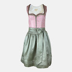 Affordable dirndl dress rental in Munich or online. Rent the elegant Krüger Dirndl Merida in pink—perfect for Oktoberfest and events. Book your dirndl cheap today!