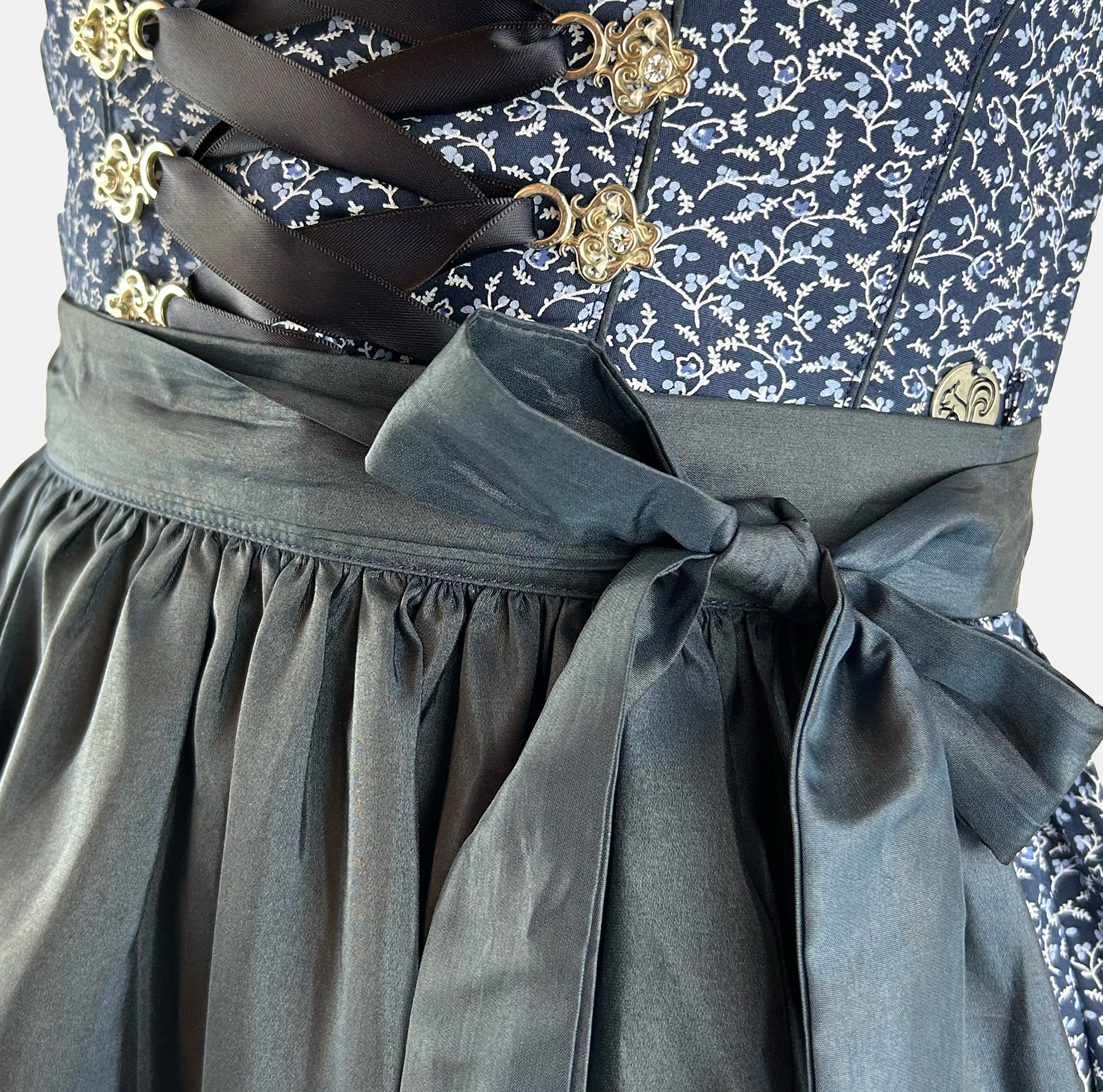 Rent Traditional German dirndl dress by Mario with a blue top and skirt for Oktoberfest