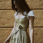 Butteryellow Dirndl Dress by Limberry for rent at Versatile