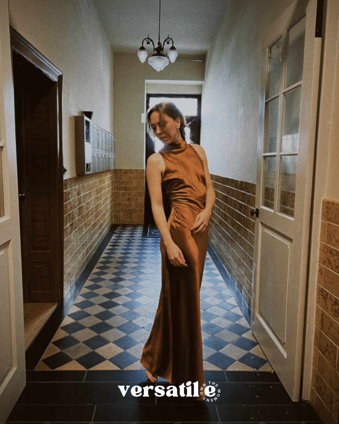 anaiis silk dress reformation Reformation Anaiis Silk Dress In Copper