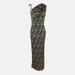 Nanushka Camille Maxi Dress Front Animal Print Wedding Guest and Party Dress 