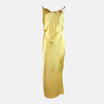 Lennie Slip Dress Nanushka sophisticated midi-length dress wedding guest rental 