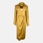 Nanushka Tan Farah Dress Camel Colour Wedding Summer Renatl 