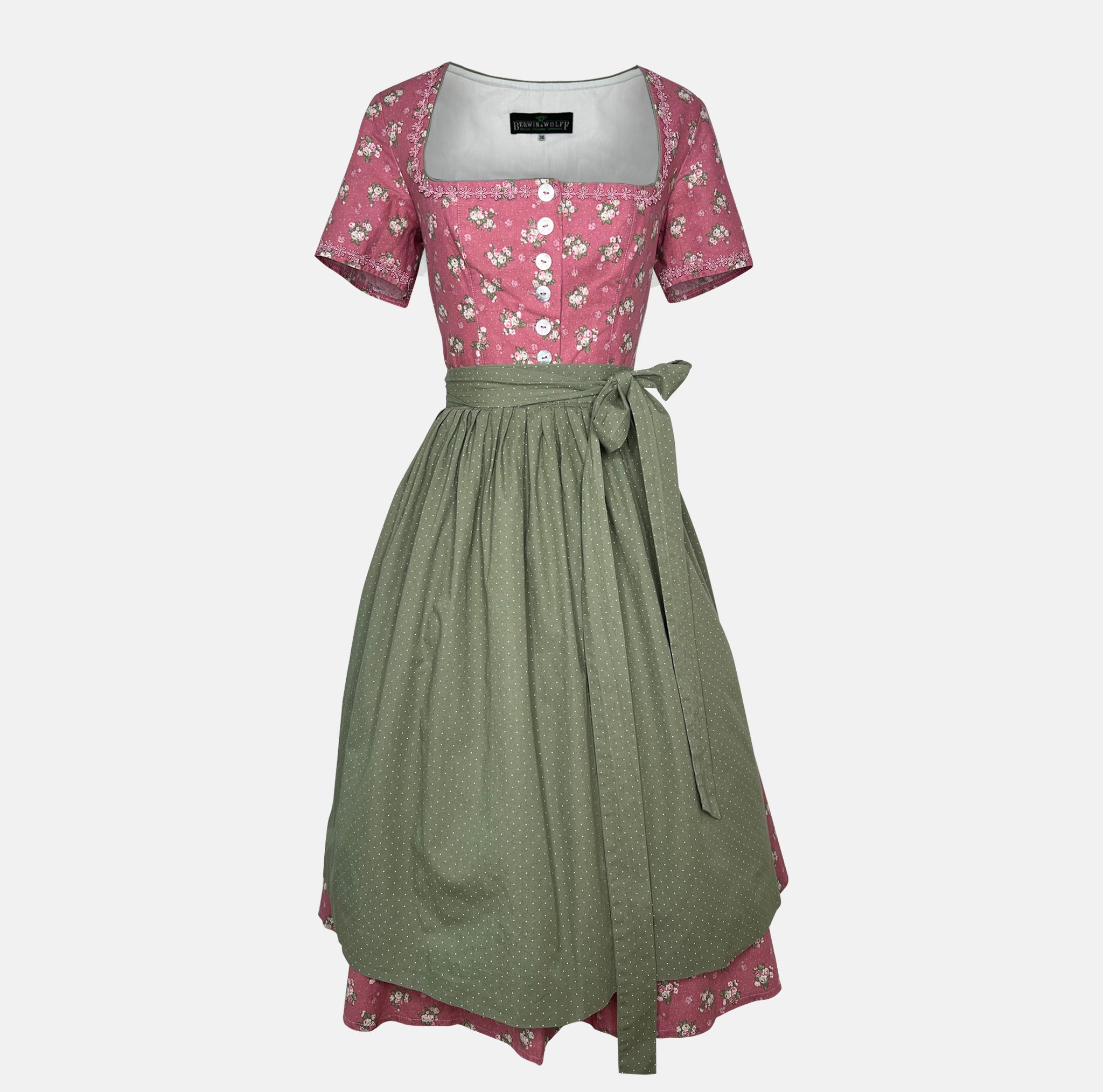 Rent the vintage dirndl dress by Berwin & Wolff – perfect for Oktoberfest and events. Trusted dirndl rental in Munich and across Germany.