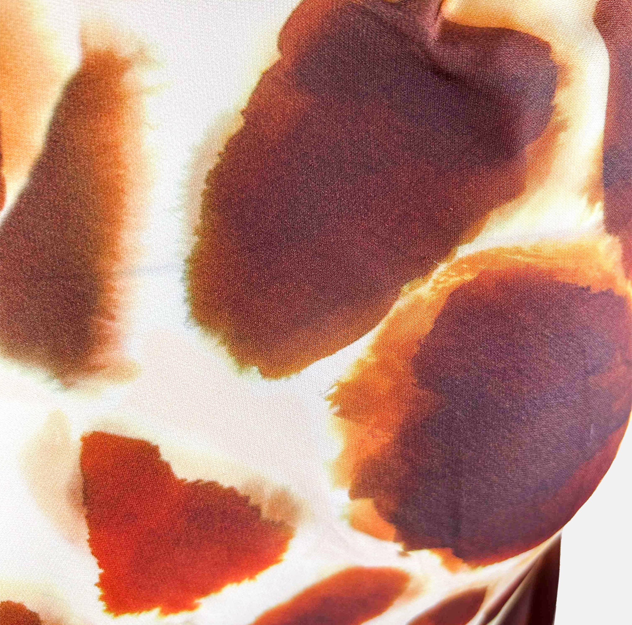 Rat&Boa Arizona Dress Detail Giraffe Print Wedding Guest Rental and Parties 