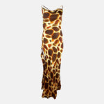 Rat&Boa Arizona Dress Detail Giraffe Print Wedding Guest Rental and Parties 