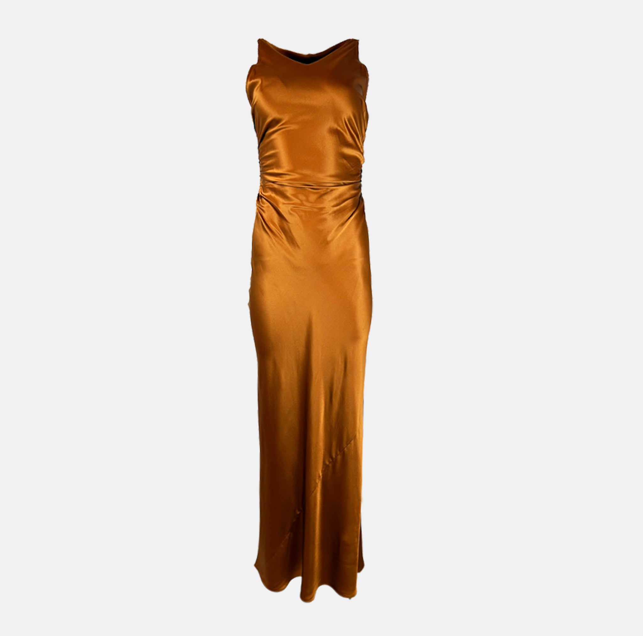 reformation yellow silk dress Sofia Gold Sleeveless Slip Midi The Closet New York Center of attention. Reformation Anaiis Silk Dress 10