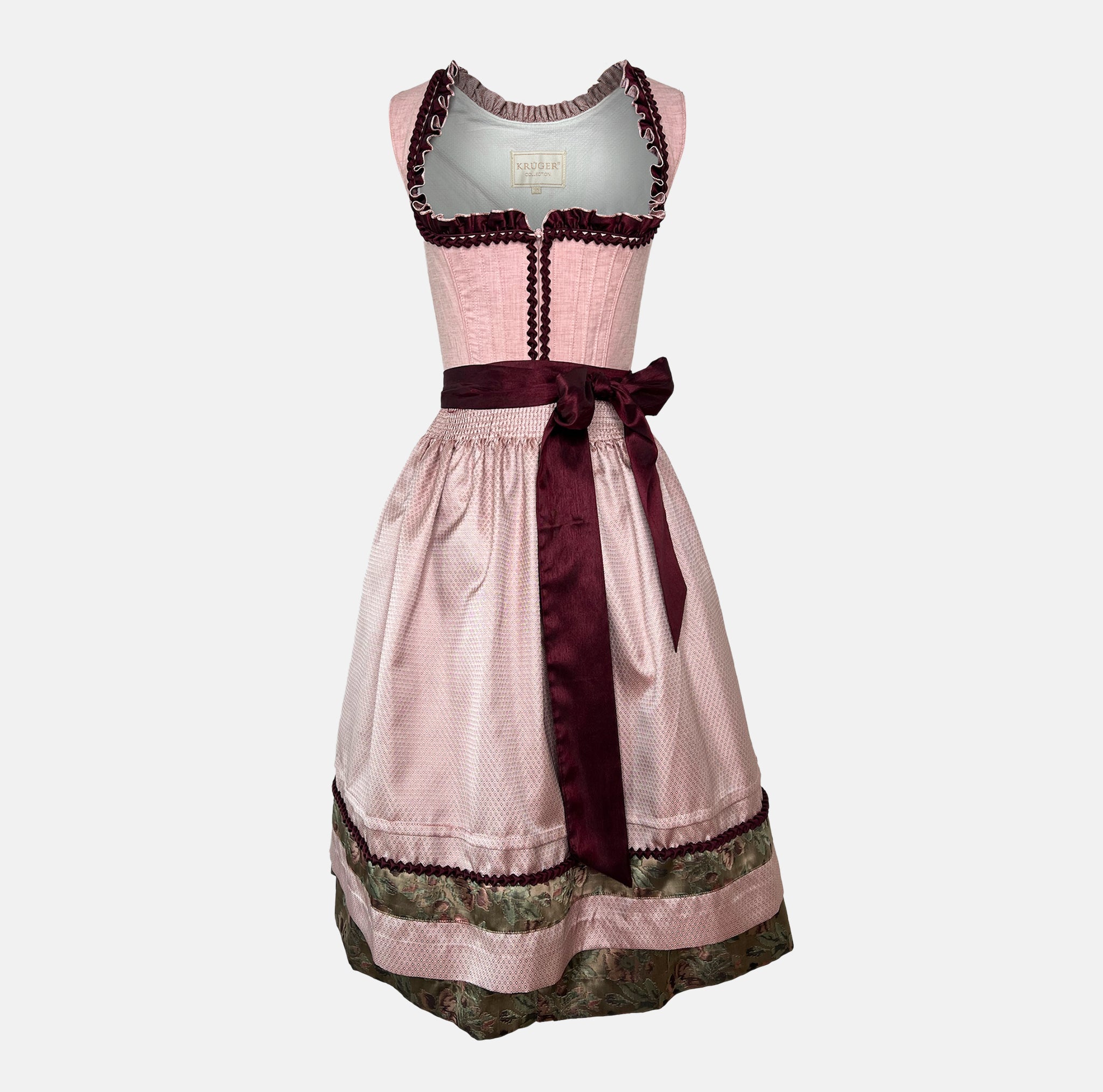 Rent the timeless Genia Krüger Dirndl dress – ideal for Oktoberfest and traditional celebrations. Available for dirndl rental in Munich and online across Europe.