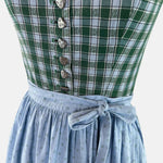 checkered_blue_and_green_Berwin&Wolff_Dirndl_Dress_for_rent_detail
