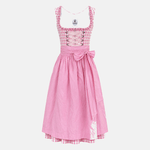 Krüger Manufaktur pink and white gingham Dirndl for Oktoberfest rental in Munich
